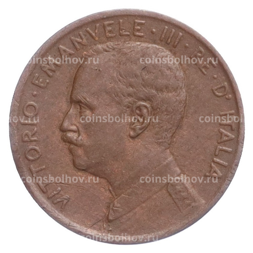 Монета 1 чентезимо 1909 года Италия (вид 2)