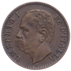 Монета 1 чентезимо 1895 года Италия (реверс)