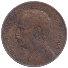 Монета 1 чентезимо 1912 года Италия (реверс)