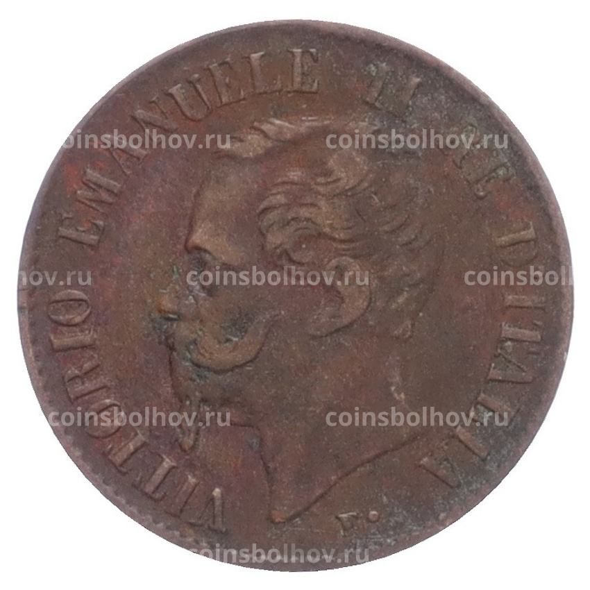 Монета 1 чентезимо 1867 года М Италия (вид 2)