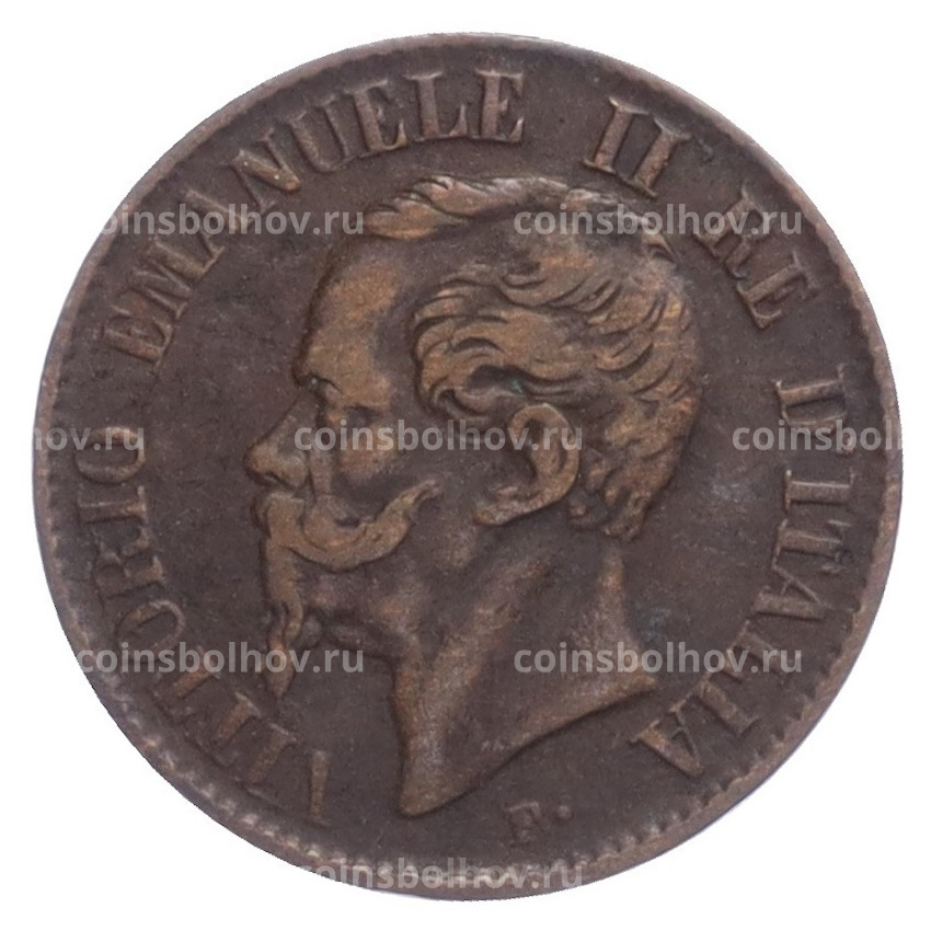 Монета 1 чентезимо 1867 года М Италия (вид 2)