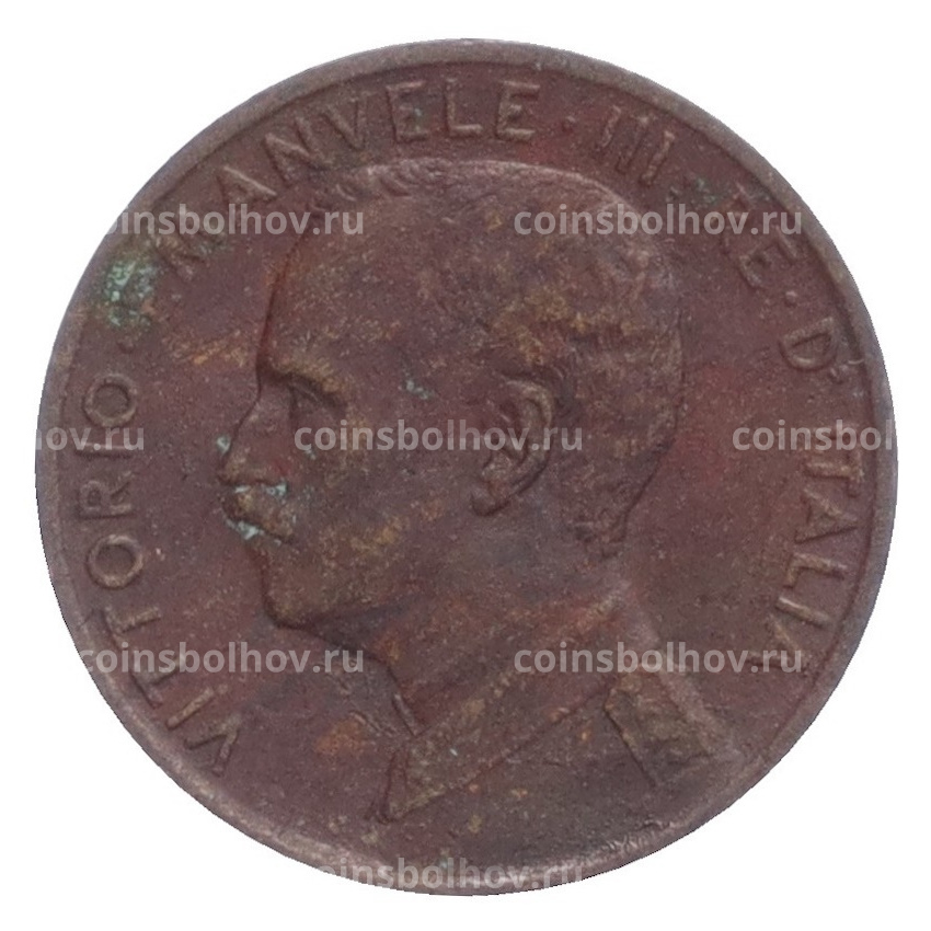 Монета 1 чентезимо 1914 года Италия (вид 2)