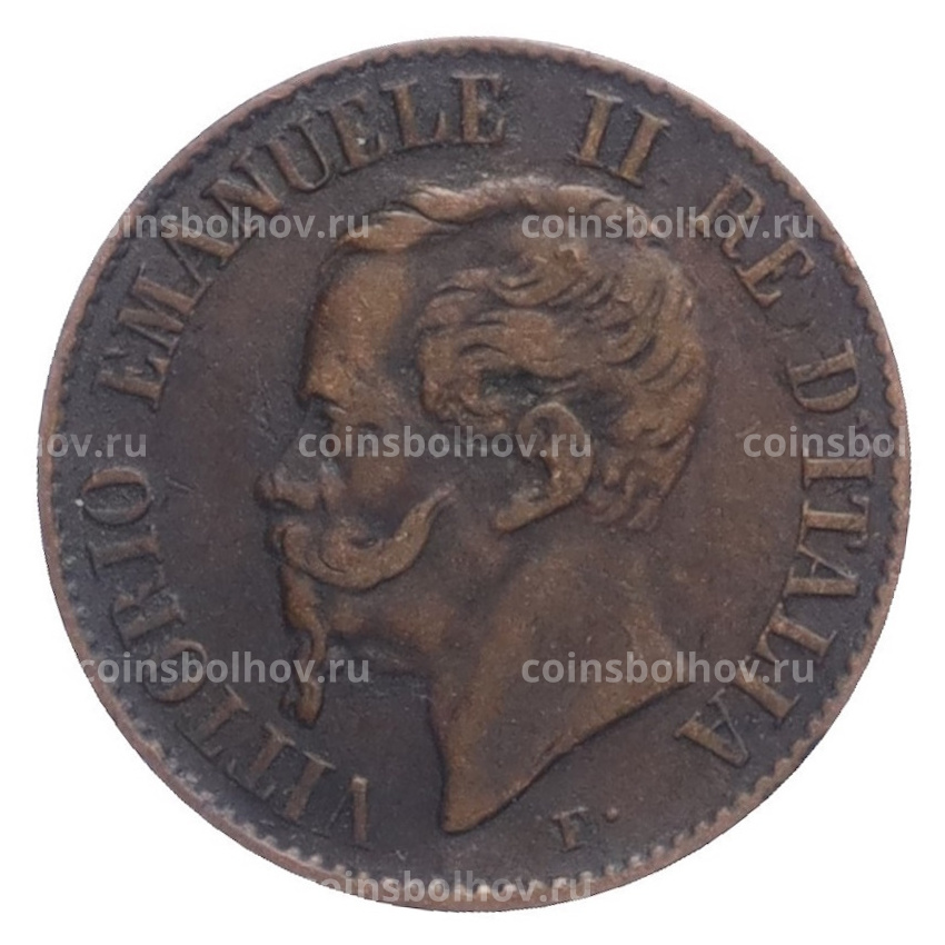 Монета 1 чентезимо 1867 года M Италия (вид 2)
