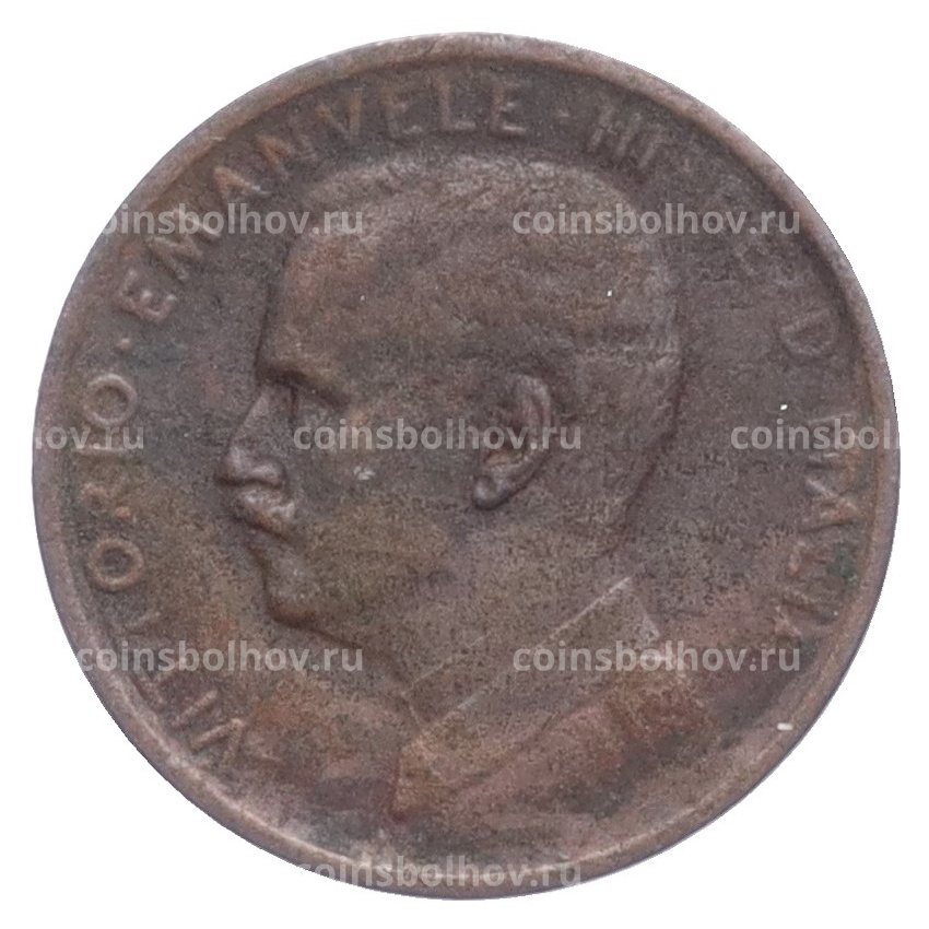 Монета 1 чентезимо 1914 года Италия (вид 2)