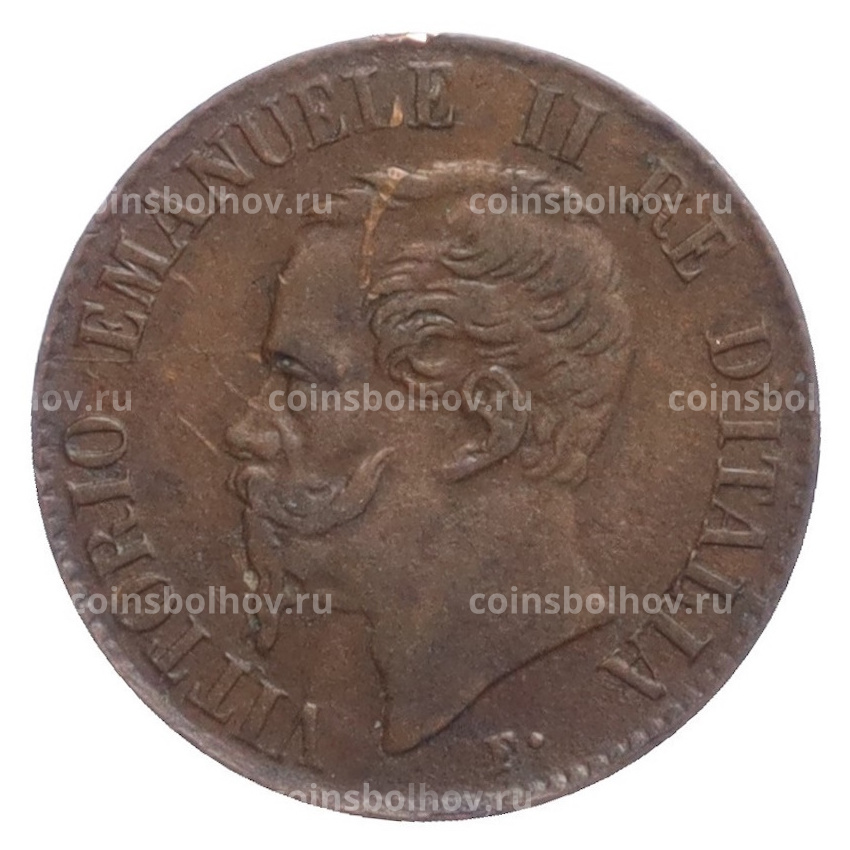 Монета 1 чентезимо 1867 года M Италия (вид 2)