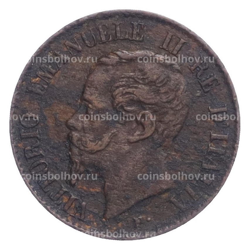 Монета 1 чентезимо 1867 года М Италия (вид 2)