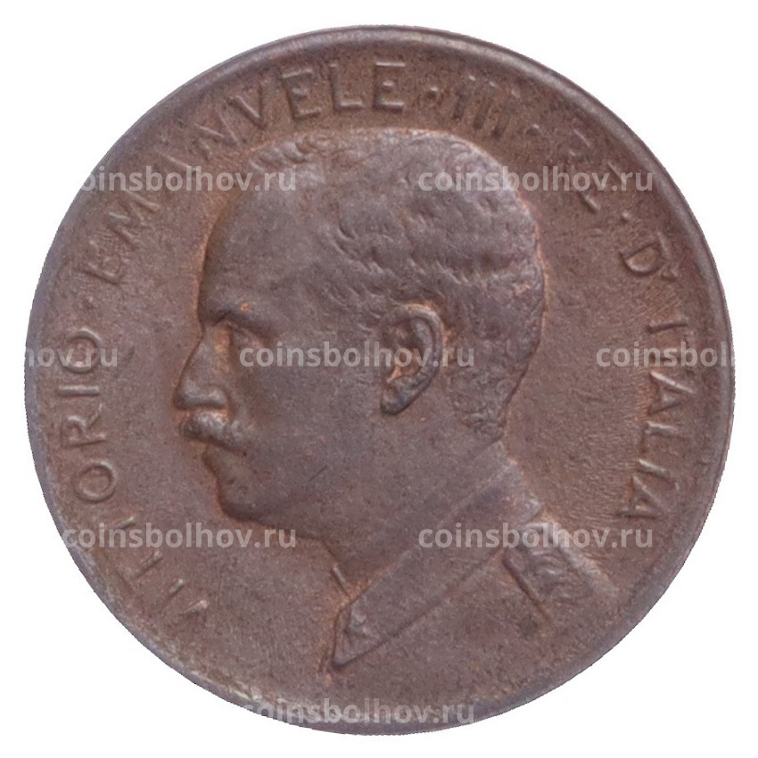 Монета 1 чентезимо 1909 года Италия (вид 2)