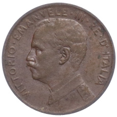 Монета 1 чентезимо 1912 года Италия (реверс)