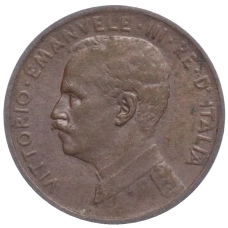 Монета 1 чентезимо 1912 года Италия (реверс)