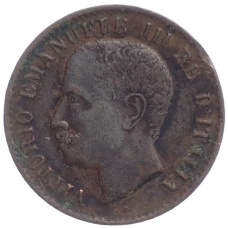 Монета 1 чентезимо 1904 года Италия (реверс)