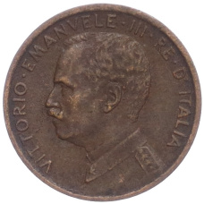 Монета 1 чентезимо 1910 года Италия (реверс)