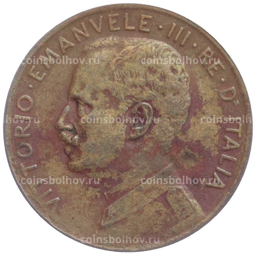 Монета 2 чентезимо 1917 года Италия (вид 2)