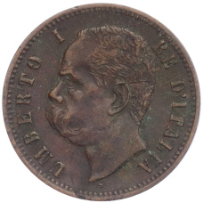 Монета 2 чентезимо 1900 года Италия (реверс)