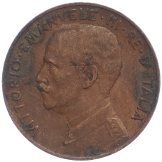 Монета 2 чентезимо 1915 года Италия (реверс)