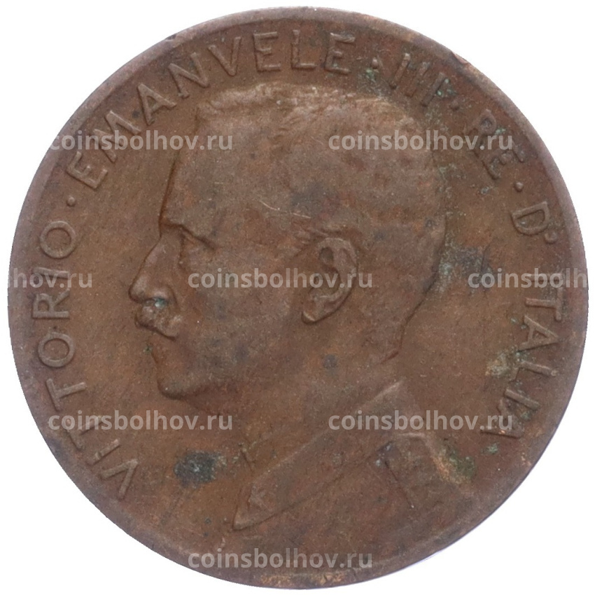 Монета 2 чентезимо 1909 года Италия (вид 2)