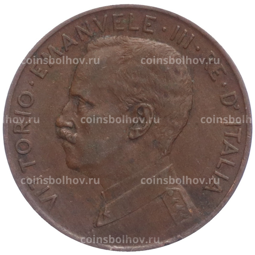 Монета 2 чентезимо 1915 года Италия (вид 2)