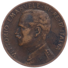 Монета 2 чентезимо 1911 года Италия (реверс)