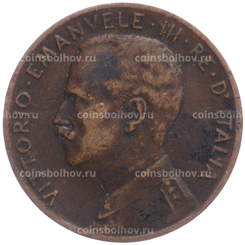 Монета 2 чентезимо 1911 года Италия (вид 2)