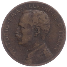 Монета 2 чентезимо 1911 года Италия (реверс)