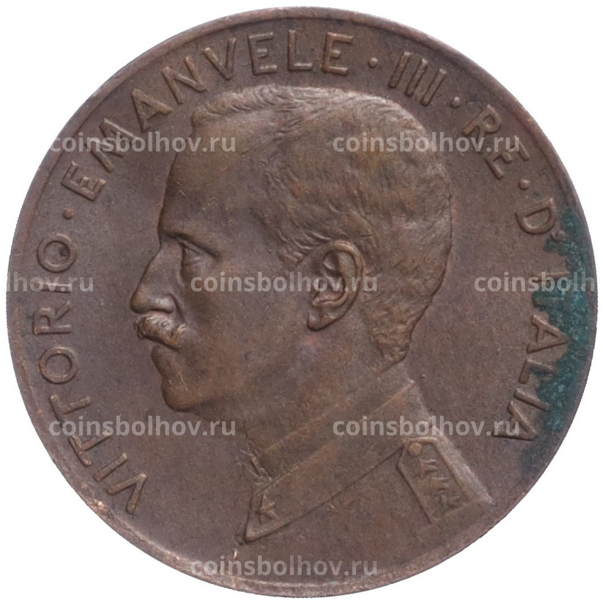 Монета 2 чентезимо 1915 года Италия (вид 2)