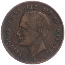 Монета 2 чентезимо 1906 года Италия (реверс)