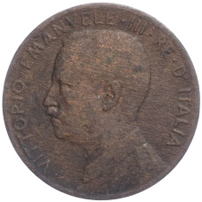 Монета 2 чентезимо 1911 года Италия (реверс)