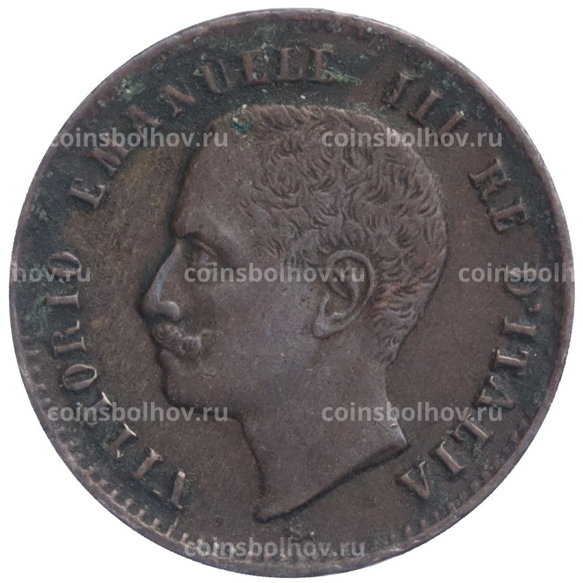 Монета 2 чентезимо 1903 года Италия (вид 2)