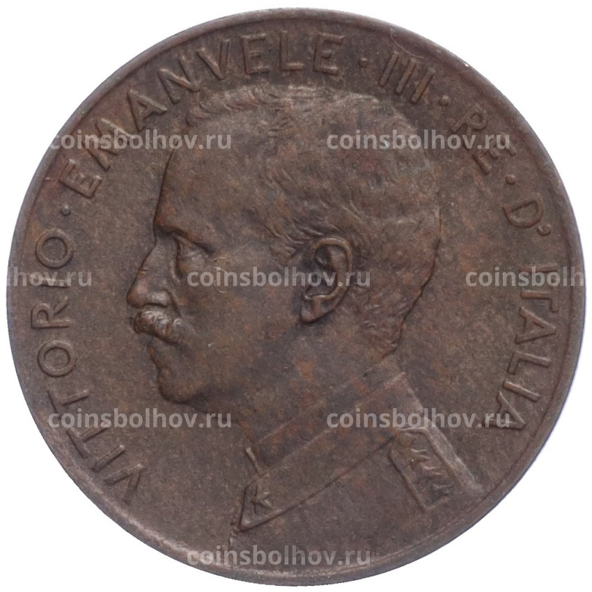 Монета 2 чентезимо 1915 года Италия (вид 2)