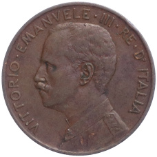 Монета 2 чентезимо 1915 года Италия (реверс)