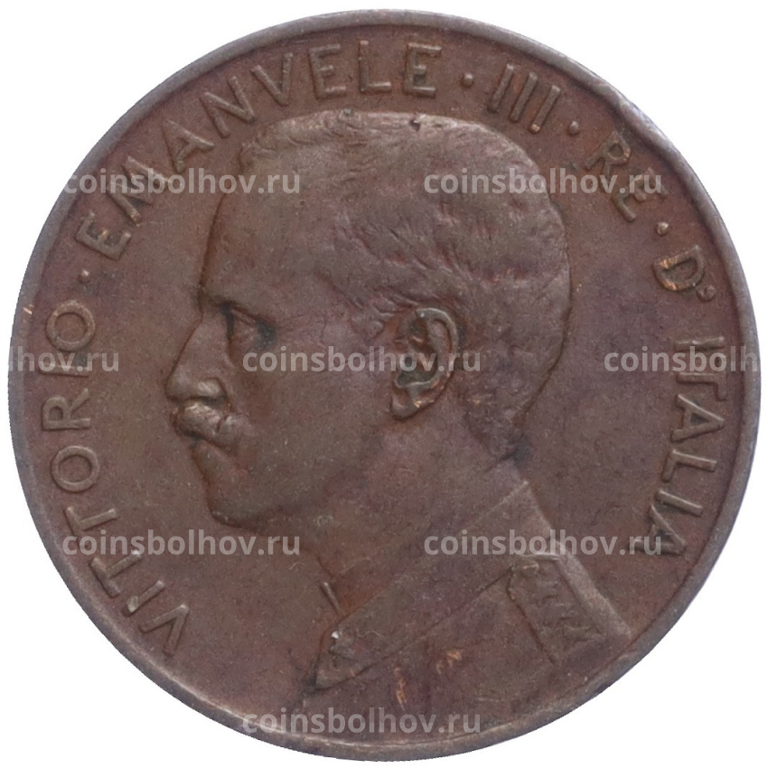 Монета 2 чентезимо 1915 года Италия (вид 2)