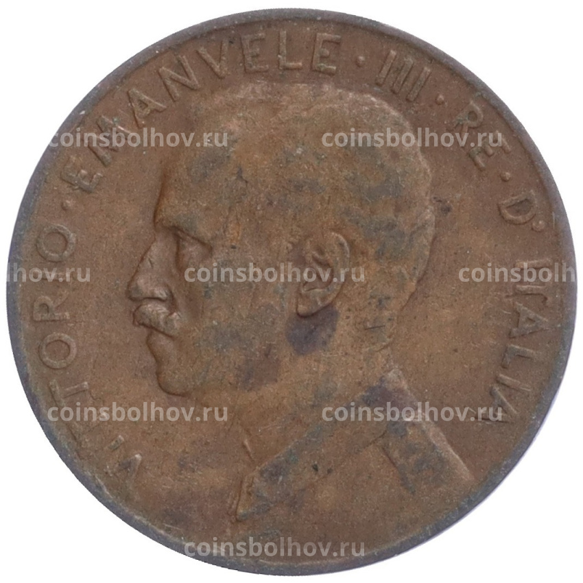 Монета 2 чентезимо 1914 года Италия (вид 2)
