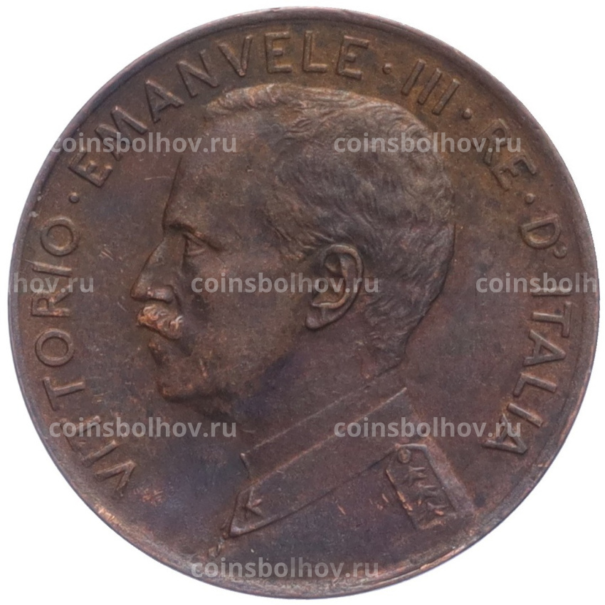 Монета 2 чентезимо 1915 года Италия (вид 2)