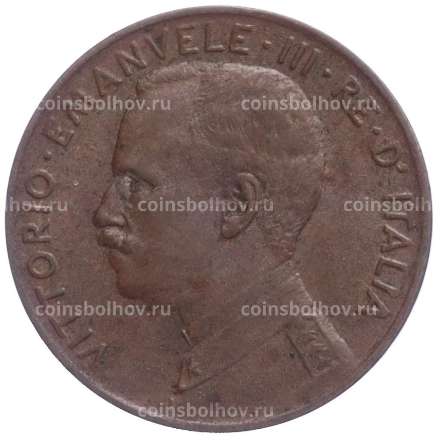 Монета 2 чентезимо 1915 года Италия (вид 2)