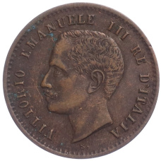 Монета 2 чентезимо 1906 года Италия (реверс)