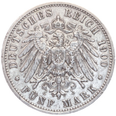 Монета 5 марок 1900 года A Германия (Пруссия) (реверс)