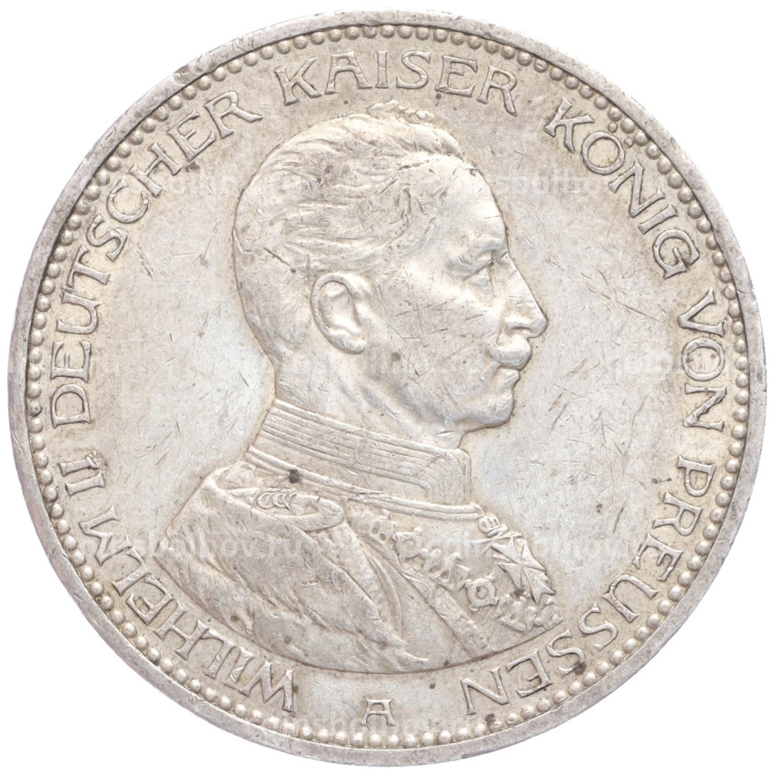 Монета 5 марок 1914 года A Германия (Пруссия)
