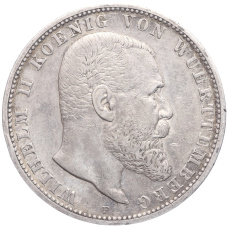Монета 5 марок 1903 года F Германия (Вюртемберг) (аверс)