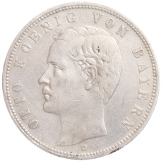 Монета 5 марок 1903 года D Германия (Бавария) (аверс)