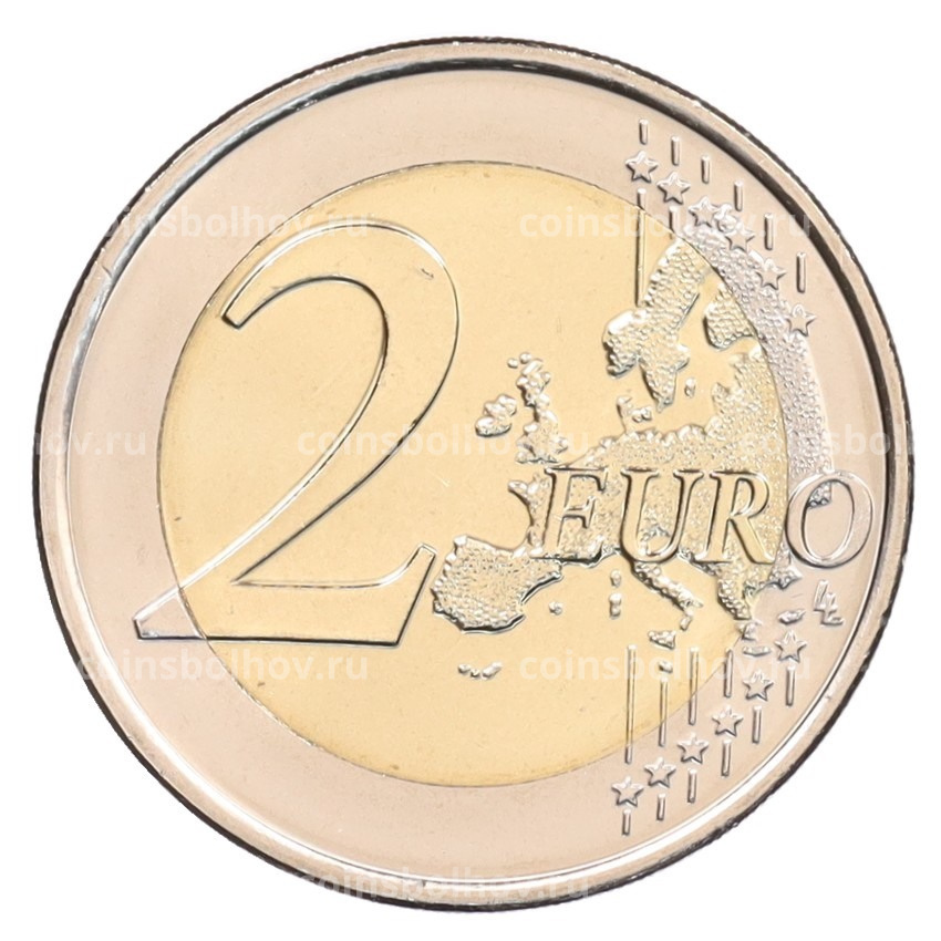 Монета 2 евро 2025 года Португалия «Устойчивое развитие» (вид 2)