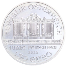 Монета 1.50 евро 2022 года Австрия «Венская филармония» (реверс)