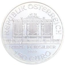 Монета 1.50 евро 2022 года Австрия «Венская филармония» (реверс)