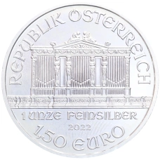 Монета 1.50 евро 2022 года Австрия «Венская филармония» (реверс)