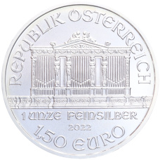 Монета 1.50 евро 2022 года Австрия «Венская филармония» (реверс)