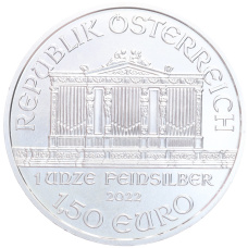 Монета 1.50 евро 2022 года Австрия «Венская филармония» (реверс)