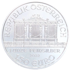 Монета 1.50 евро 2022 года Австрия «Венская филармония» (реверс)