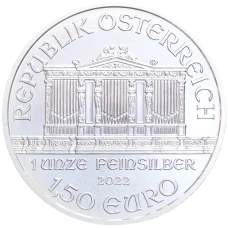 Монета 1.50 евро 2022 года Австрия «Венская филармония» (реверс)