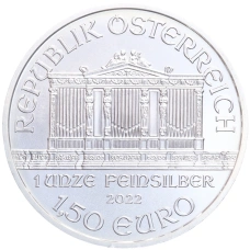 Монета 1.50 евро 2022 года Австрия «Венская филармония» (реверс)