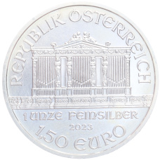 Монета 1.50 евро 2023 года Австрия «Венская филармония» (реверс)