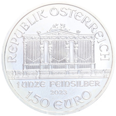 Монета 1.50 евро 2023 года Австрия «Венская филармония» (реверс)