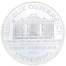 Монета 1.50 евро 2023 года Австрия «Венская филармония» (реверс)